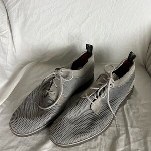 UGG Men's Gray Derby Hyperweave Lace Up Shoes